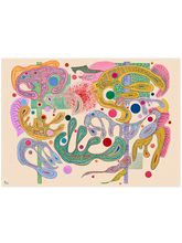 Kandinsky Capricious Forms - Art Print